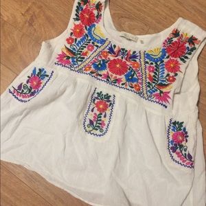 Women’s embroidered tank